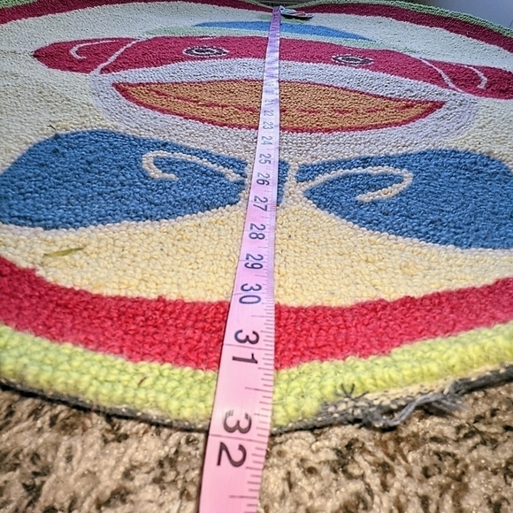 Red Monkey Kids Fun Cute Throw Rug - Picture 2 of 7